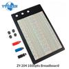 ZY-204 Breadboard 1600pts Protoboard 4 Bus Test Circuit Board Connection Point 1660 Bread Board
