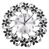Quartz Movement Silent Wall Clock Metal Frame Wall-mounted Clock Fashion Decorative Clock  Kitchen
