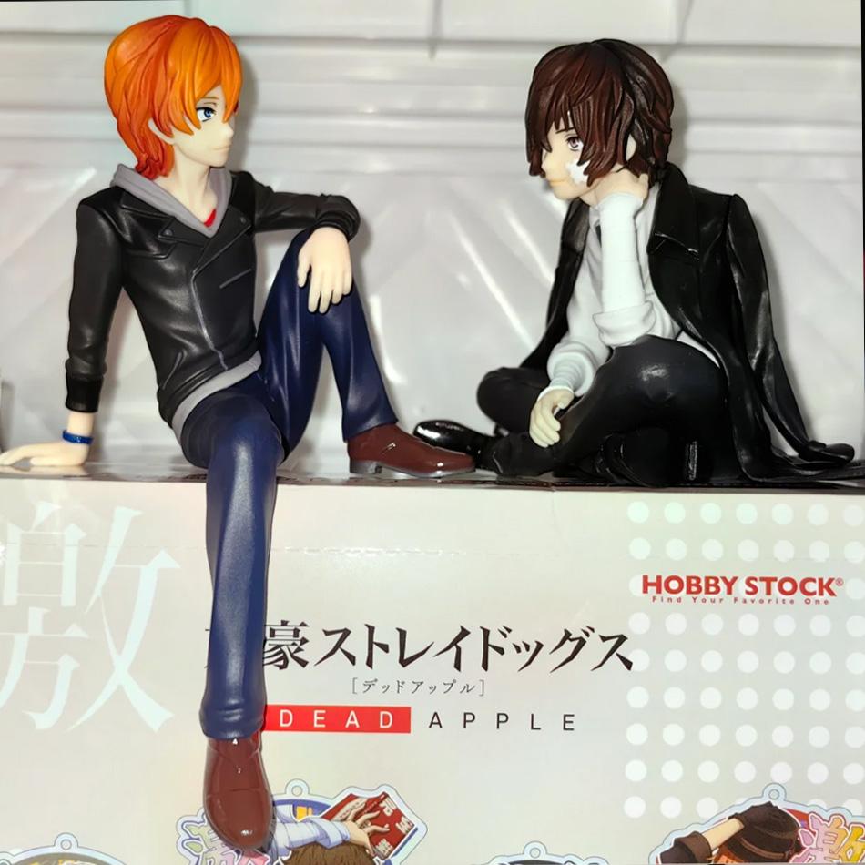Новая фигурка Dazai Osamu из Bungo Stray Dogs, фигурки действия Nakahara Chuuya, ПВХ модель, коллекция, стоппер для лапши, игрушка на день рождения, подарки