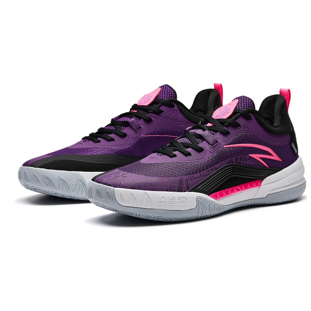 Anta KAI 1 TEAM Low top Basketball Shoes Men's Purple Black 112521603-5