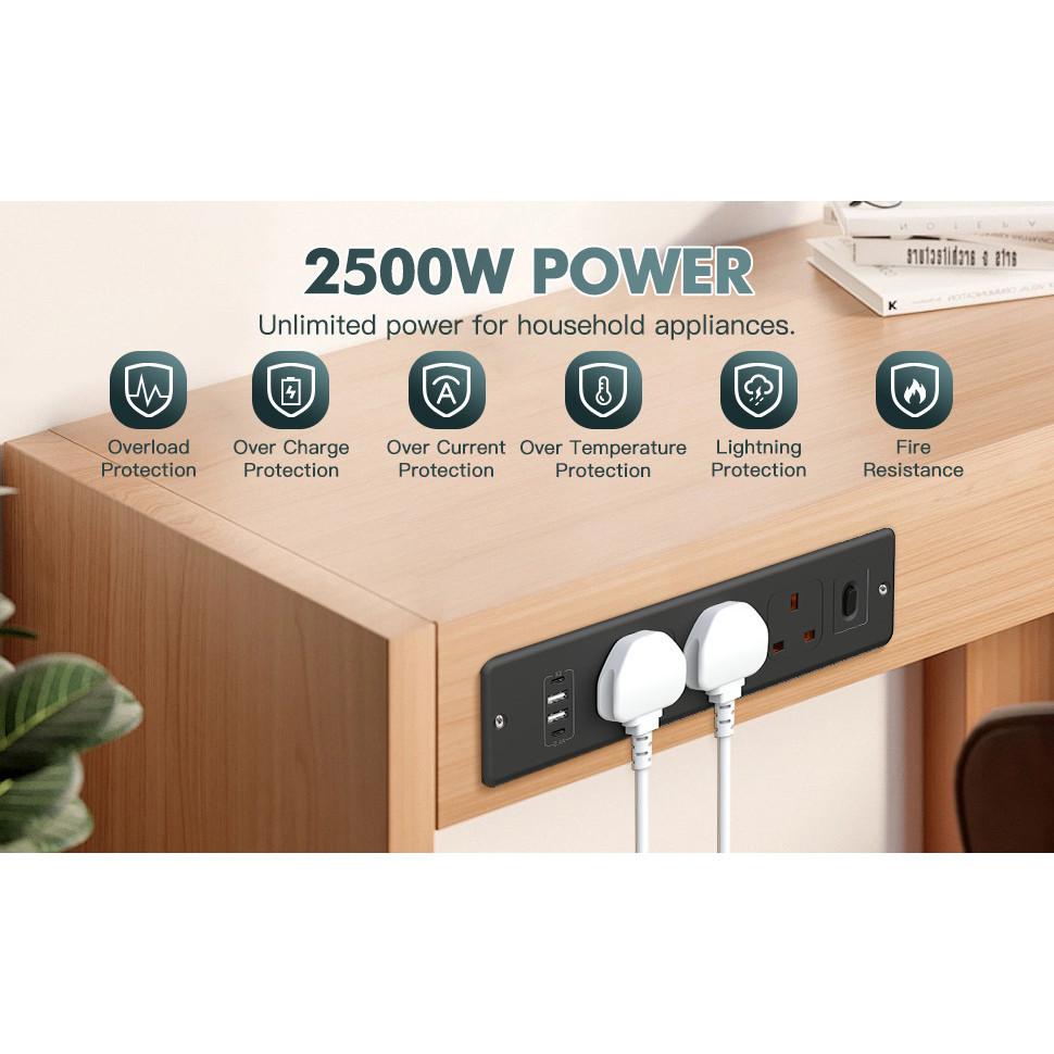 AC110 250V Удлинитель Сетевой Фильтр Электрические Скрытые Розетки Бытовая Техника Скрытая Розетка Вилка Встроенная Настольная Розетка