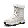 Fashion Women's High-top Outdoor Snow Boots Winter Warm Non-slip Sole Mid-calf Boots Plus Velvet Thickening Large Size Women's Shoes