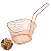 French Fries Basket Mini Basket Filter Stainless Steel Strainer Drain Rack Kitchen Cooking Filter Tool Metal Colander Tool