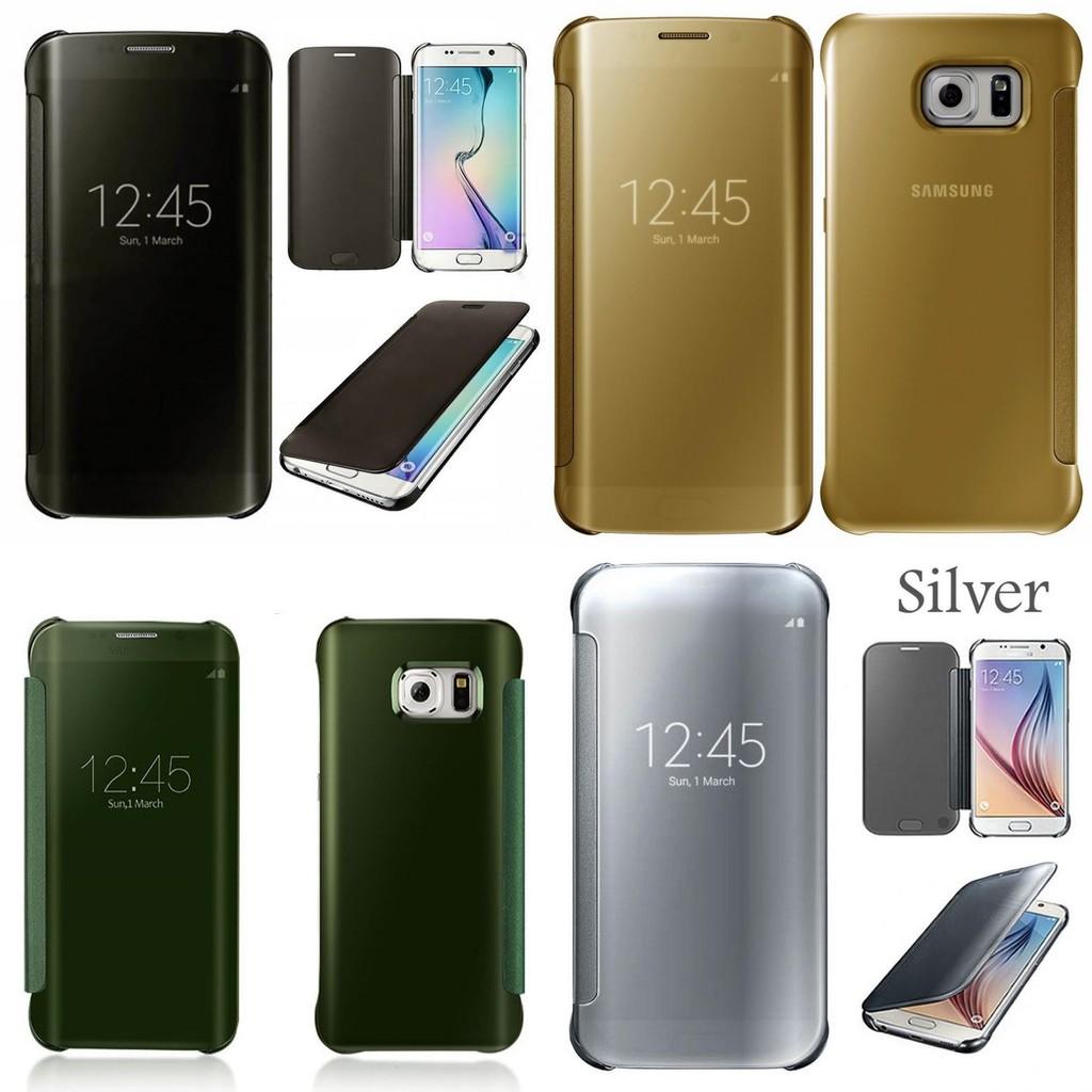 Зеркальная 3D вертикальная подставка, чехол-книжка для телефона Samsung S8/s8 Plus