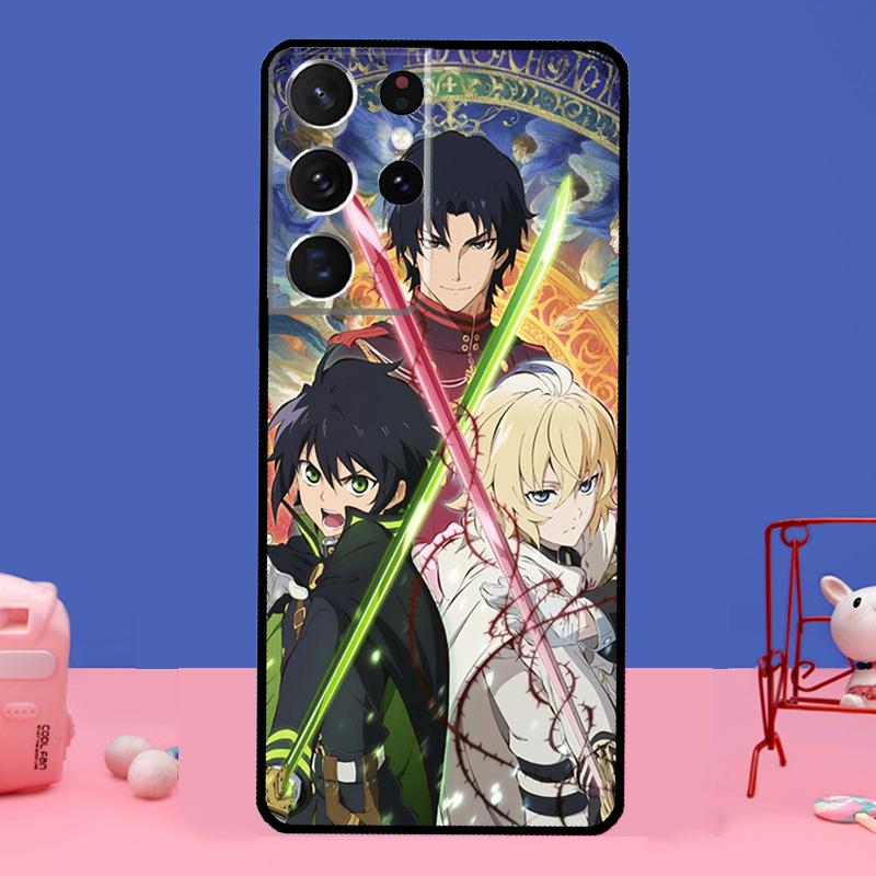Anime Owari No Seraph Of The End Case For Samsung Galaxy S21 S22 Ultra S20 FE S8 S9 S10 Note 10 Plus Note 20 Ultra Coque