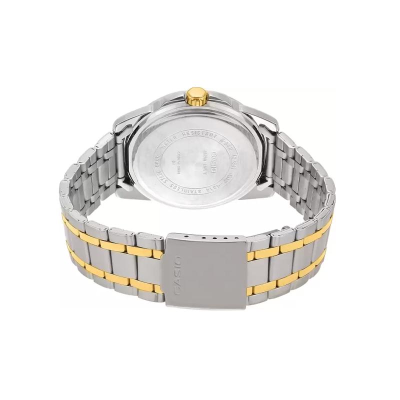 Casio CASIOSTANDARD серия ретро спортивные модные часы бизнес кварцевый механизм стальной ремешок японские и корейские часы мужские MTP-1314SG-1AVDF