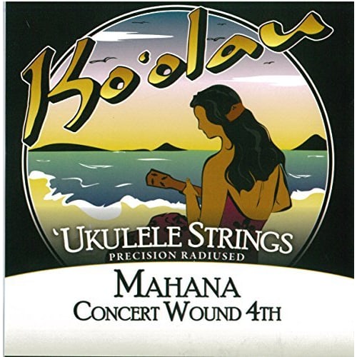 KO'OLAU STRINGS MAHANA CONCERT WOUND 4TH Concert Ukulele String Set (Clear Nylon Wound 4th String Only, Low-G)