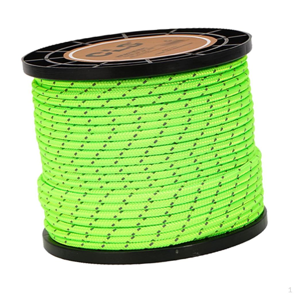 4 мм светоотражающий паракордовый трос для палатки, парашютный шнур для кемпинга - 55 ярдов