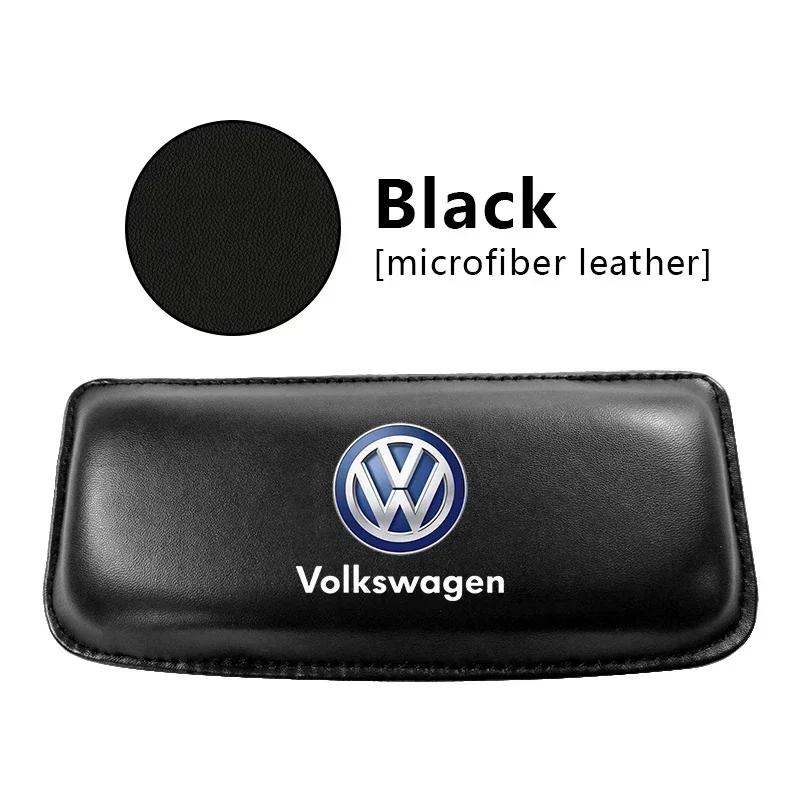 ear1 For VOLKSWAGEN VW PU Leather Car Leg Knee Cushions Elbow Pad Car Door Center Control Armrest Soft Pad For Volkswagen VW R Line M