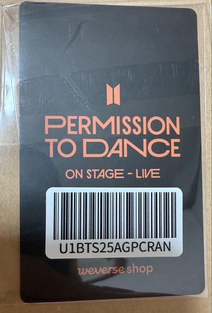[USED] BTS JIN PTD LIVE CD GLOBAL Purchase Bonus