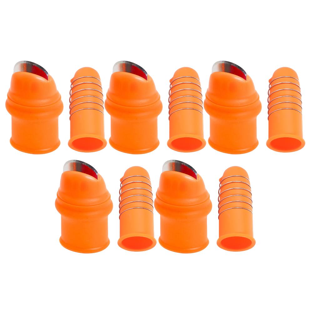 Силиконовый протектор для пальцев, защита для большого пальца, нож для резки, шестеренки, нож для сбора овощей, лезвие для защемления растений, перчатка-ножницы