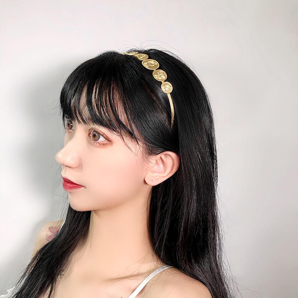Women Korea Zinc Zinc Alloy Girls Baroque Style Head Portrait Headband Hair Accessories Hair Hoop