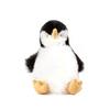 INJOI Plush Animal, Natural Alpaca Fur, Rare, Fluffy, Handmade, Cute, Perfect Gift for Anniversaries and Special Occasions (Penguin, 22cm, Black,