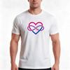 Bisexual Polyamorous Tshirt Summer Casual Cotton Tee Oversized Streetwear Tops Vintage Graphic Print Loose Fit Short Sleeve