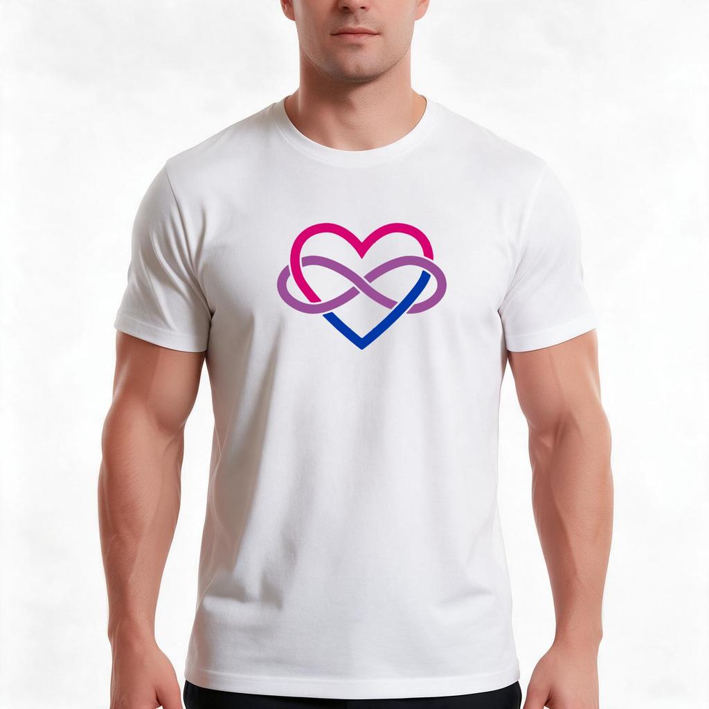 Bisexual Polyamorous Tshirt Summer Casual Cotton Tee Oversized Streetwear Tops Vintage Graphic Print Loose Fit Short Sleeve