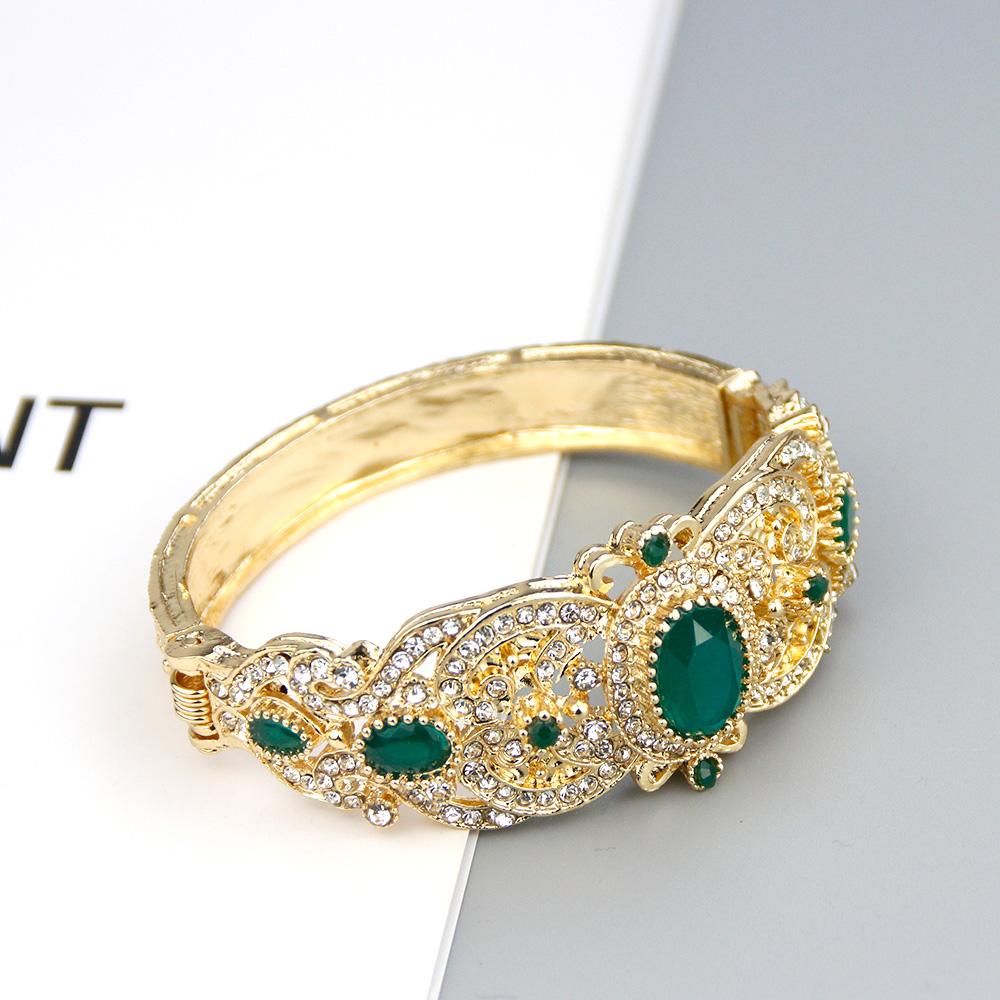 Марокканский браслет, женский браслет из кристаллов, африканские национальные свадебные украшения, свадебный подарок