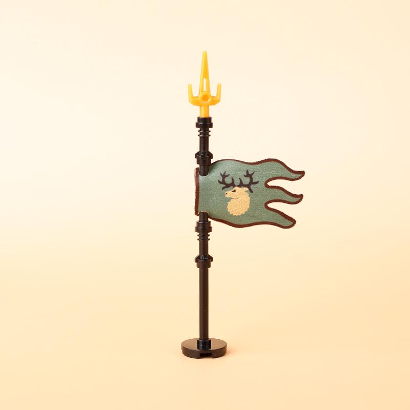 Средневековые военные флаги, серия «Военный замок», рыцарь, солдат, воин, аксессуары, строительные блоки, Древний Священный Рим, кирпичики, игрушки, подарки.