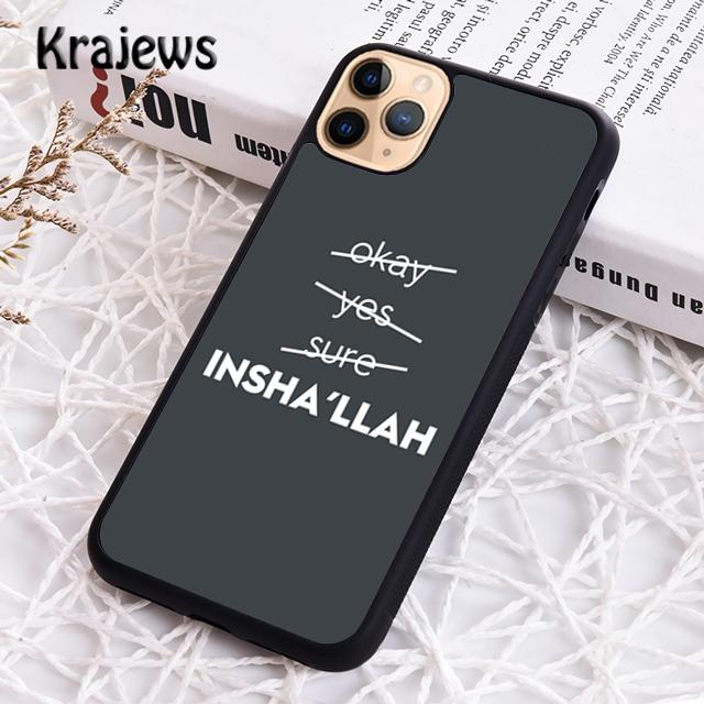 Krajews Исламский Мусульманский Мягкий Чехол Для Телефона Накладка Для iPhone 17 Air 16 15 14 plus 11 12 13 pro max coque Чехол Fundas