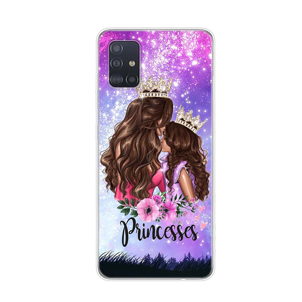 Fashion Baby Mom Girl для Samsung Galaxy A01 A11 A12 A22 A21S A31 A41 A42 A51 A71 A32 A52 A72 A02S Soft Phone Case