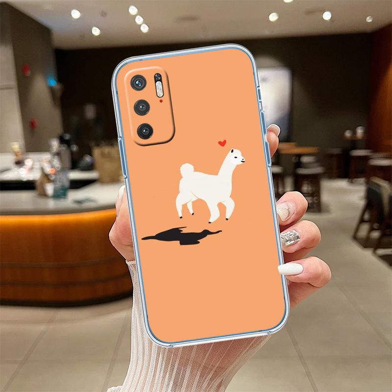 NH5 Alpaca Transparent Phone Case for LG K22 K30 K40 K40S K41 K42 K50 K50S K51 K51S K52 K61 K62 K71 K92 Q60 Q61 V40 V50 V60
