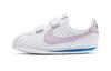 Cortez Basic Sl На липучках Легкие Низкие Детские Беговые Кроссовки Белый Розовый Дети Возраст 3 7 Лет 904767-108