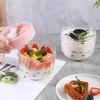 600ml Breakfast Cups with Spoon Oatmeal Salad Nut Yogurt Soup Cup Food Storage Container Microwave Milk Jar Bento Box Lunch Box