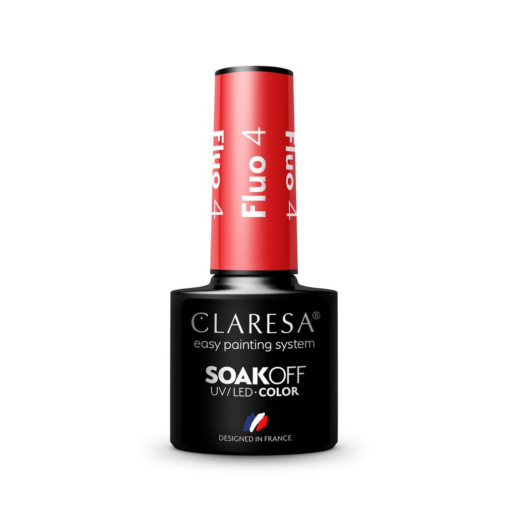 Claresa Lakier Hybrydowy Fluo 4 -5G