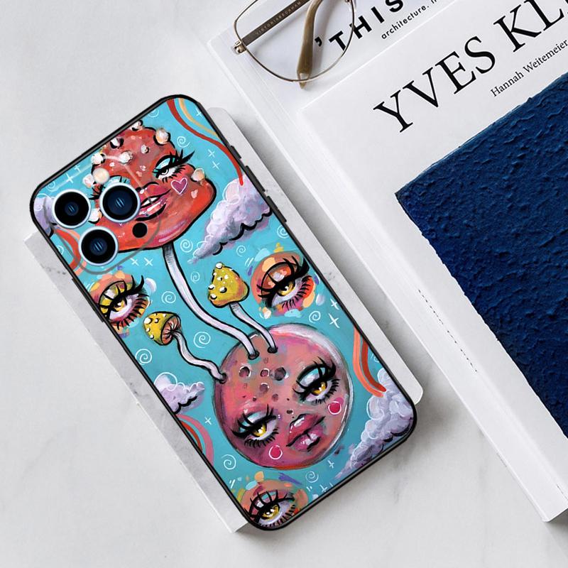 Indie Kids Aesthetic Hippie Acid Trip Case For iPhone 17 Air 15 14 11 16 Pro Max 13 12 Mini 15 16 Plus 16e Funda Silicone Cover