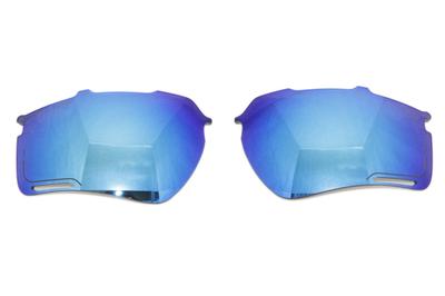 Солнцезащитные очки RUDYPROJECT Keyblade Polar 3FX HDR Синие Запасные линзы 70мм Одна пара и Линзы Multi-Laser, Широкие, 8-ми кривизны, (Лево право)