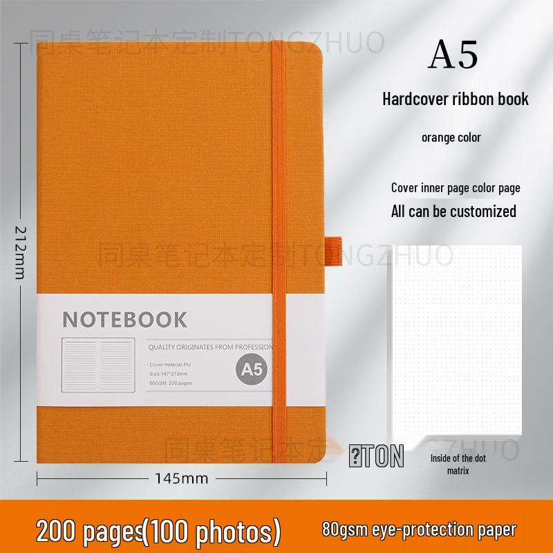 Высококачественный блокнот A5 с индивидуальным дизайном и резинкой для бизнеса и офиса