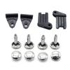 2 Sets Rear Glass Sunshade Sunblind Repair Kit for BMW E38 E39 E46 E60 E65 E66 3 5 7 Series M5 Sun Shade Blind Clips Bracket Set