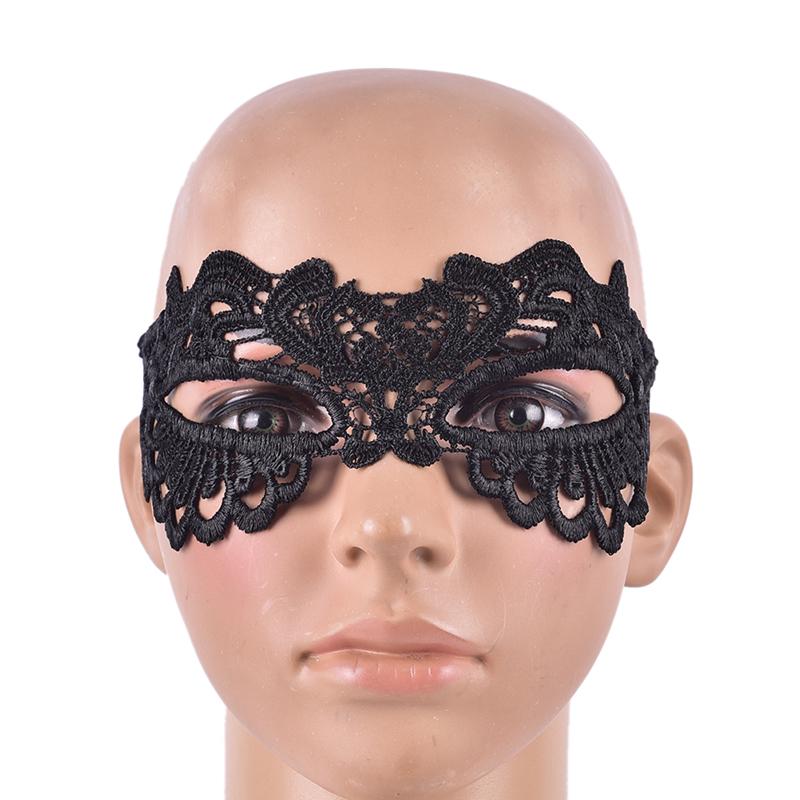Сексуальная черная кружевная маска для глаз для бала-маскарада, нарядное платье, костюм на Хэллоуин