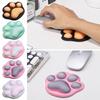 Cute Cat's Paw Shaped Wrist Rest Pad Protection Hand Support Non-Slip Mouse Wrist Rest Comfortable Mouse Pad