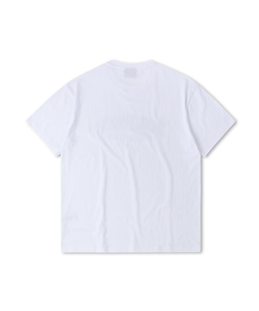 DOLPHIN WAVE APPAREL [2 шт.] Белая + Черная футболка с коротким рукавом и многослойным логотипом-аркой дельфина