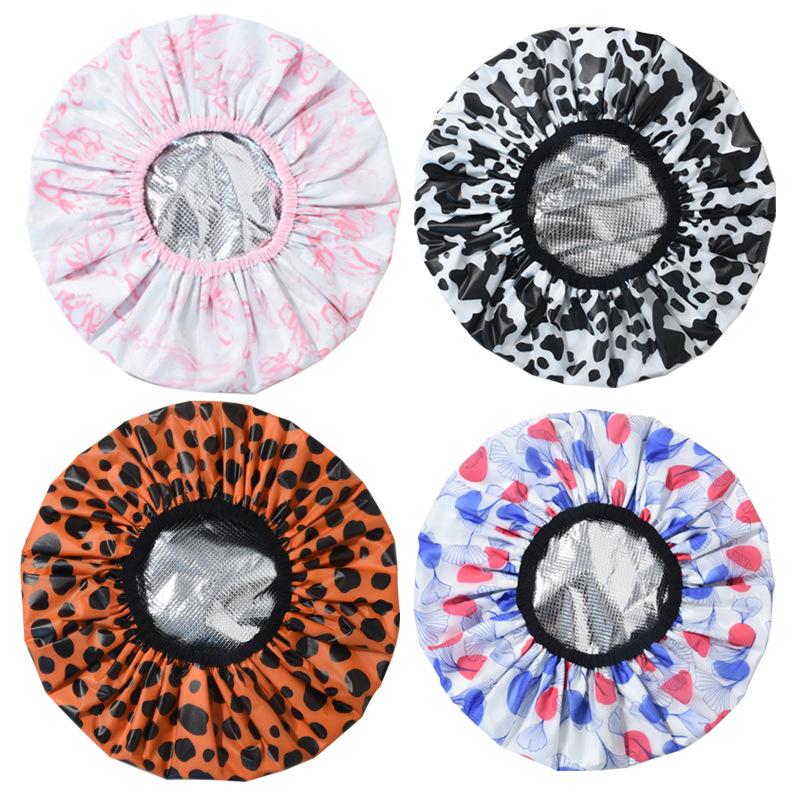 Самонагревающаяся шапочка из фольги, утолщенная, нагревающая, паровая маска для волос, портативная шапочка для салона красоты, для гладкости волос, масляная шапочка для запекания