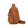 Summer First Layer Cowhide Handmade Vintage Chest Bag Front Body Bag Superior Sense Crossbody Bag