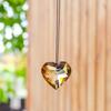 45mm Crafts Hanging Pendant Heart Hanging Heart Suncatcher Dreamy Crystal Wind Chime  Xmas Gift