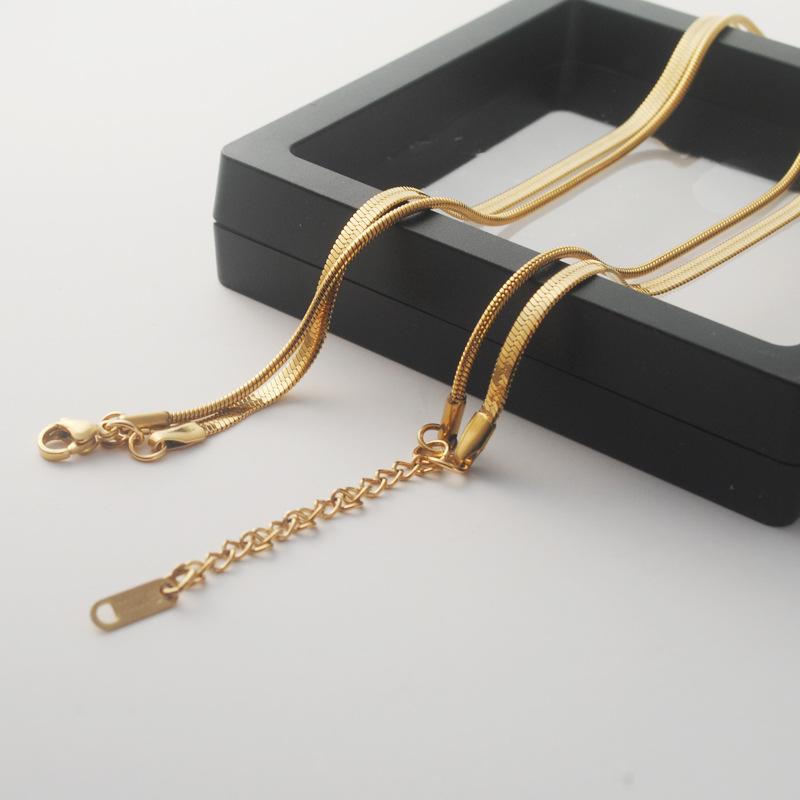 Двухслойное ожерелье, Женское многослойное короткое ожерелье, Легкая роскошь, Дизайн высокого класса, Цепочка на шею, Цепочка для ключицы, Аксессуары, Персонализированная цепочка для свитера