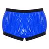 Adults Glossy Diaper Cover Boxer Shorts Waterproof Adaptive Underwear Elderly Nursing Shorts Anti-leak Briefs  for Special Needs