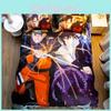 Наруто Аниме Постельный Комплект Пододеяльник и Наволочки Яркий Ретро Стиль для Спален