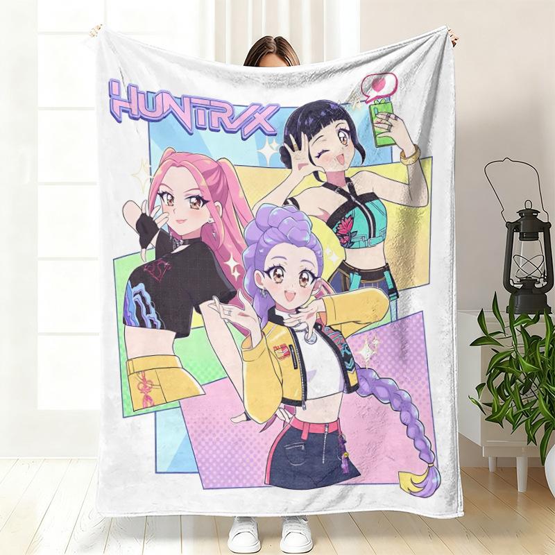 Kpop Witch Hunters Blanket Blanket Witch Hunters Peripheral Nap Blanket Printed Flannel Office Sofa Blanket