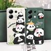Panda House Phone Case For Xiaomi Redmi Note 15 Pro Plus 4G 5G Silicone Cover