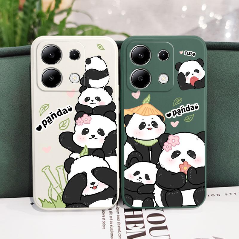 Panda House Phone Case For Xiaomi Redmi Note 15 Pro Plus 4G 5G Silicone Cover