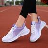 New Large Size Casual Sports Shoes Women's Flat Bottom Breathable Student Shoes Women's Travel Dad Shoes Running Shoes