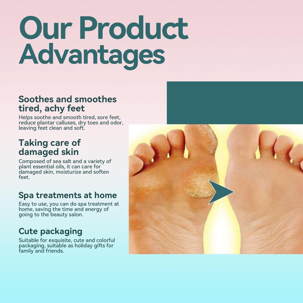 South Moon Ароматерапевтический шарик для ванночек для ног Против трещин и шелушения Очищение и увлажнение Уход за ногами и пятками