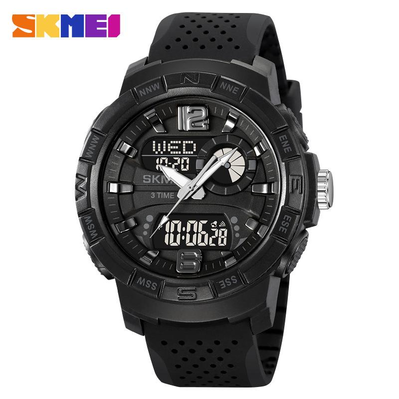 Moment Beauty Мужские часы Модные спортивные электронные часы для студентов Водонепроницаемые светящиеся электронные часы