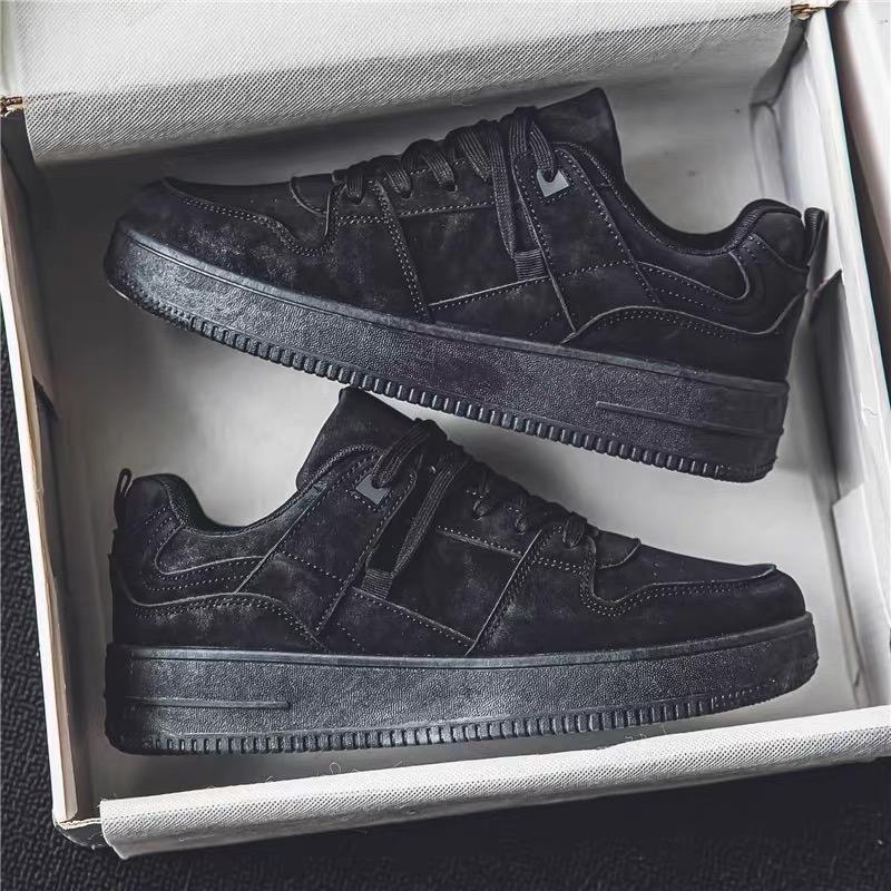 2025 New Men’s Sneakers Light PU Leather Casual Shoes Lace Up Sport Running Shoes Tennis Training Shoes for Men Skateboard Shoe