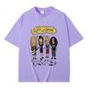 Rock Band Alice in Chains Cartoon Style T Shirts Men Women Oversized Gothic Streetwear Male Vintage Casual Short Sleeve Tshirt