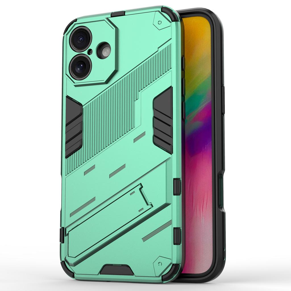 Чехол для iPhone 16 Plus PC+TPU Противоударный Чехол для телефона с подставкой