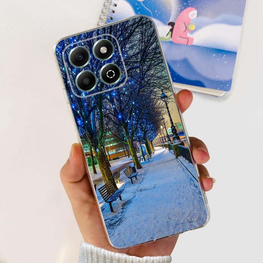 For Honor X6b JDY-LX1 Case Coque Clear Silicone Soft Back Cover For Honor X6a Plus Phone Bumper Coque Funda Dinosaur Cat Dragon